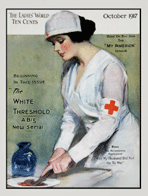 Enfermera de la Cruz Roja. 1917