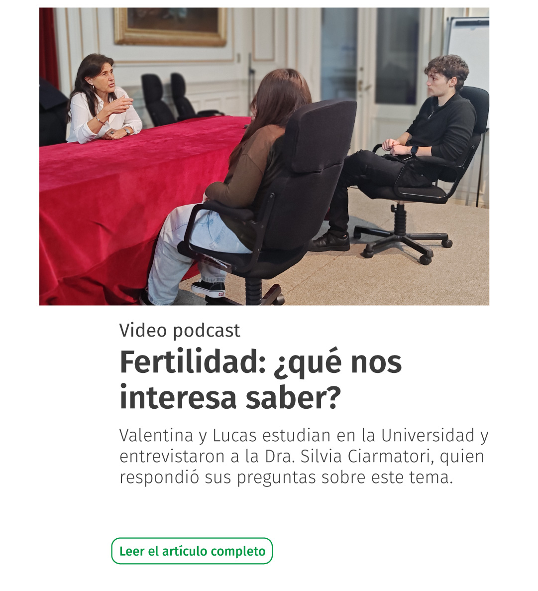 Fertilidad: qué nos interesa saber