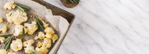 snacks de coliflor