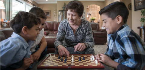 abuelas cuidan