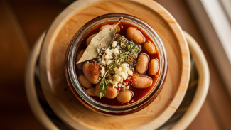 porotos en conserva