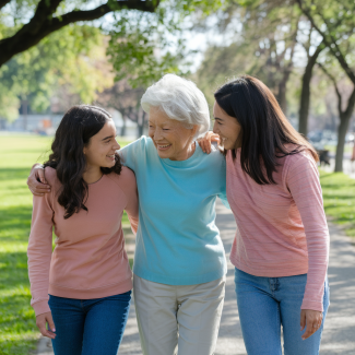 abuela nieta madre
