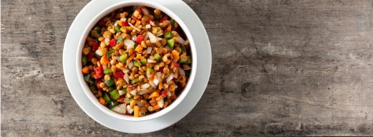 ensalada de lentejas