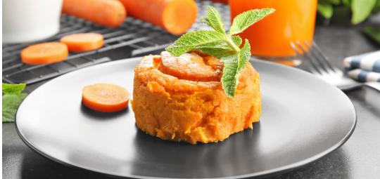 flan de zanahorias
