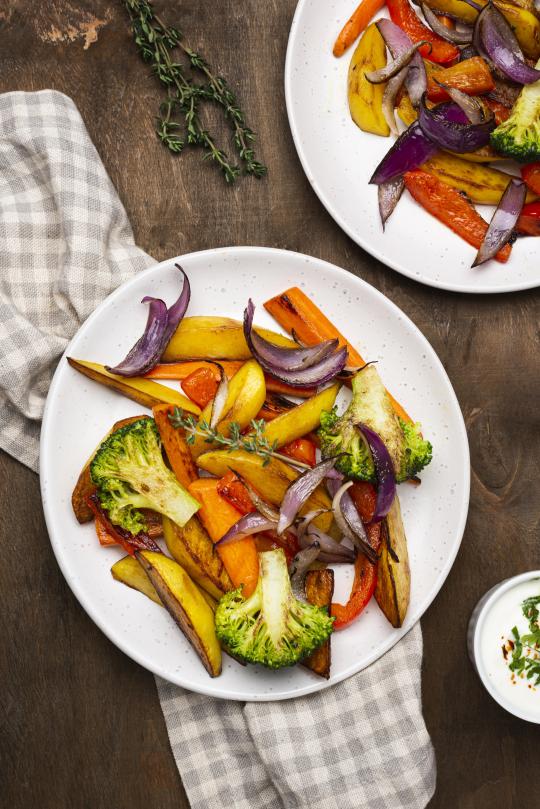vegetales al horno